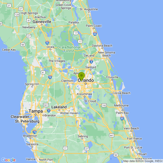 Static map image of Pine Hills